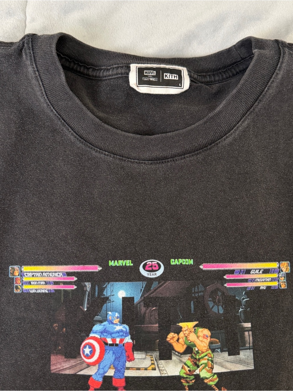 Mens Kith x Marvel vs. Capcom Industrial Vintage Tee